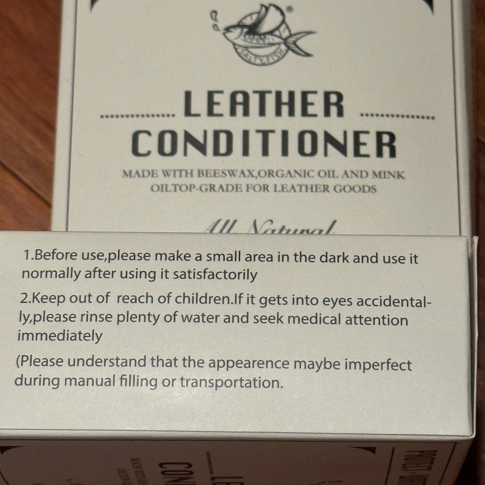 Leather Conditioner - All Natural - Picture 5 of 6